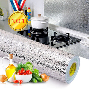40x100cm  Kitchen,Stove,Cabinet,Self Adhesive Wall Sticker (Oil-proof Waterproof Stickers Aluminum Foil)