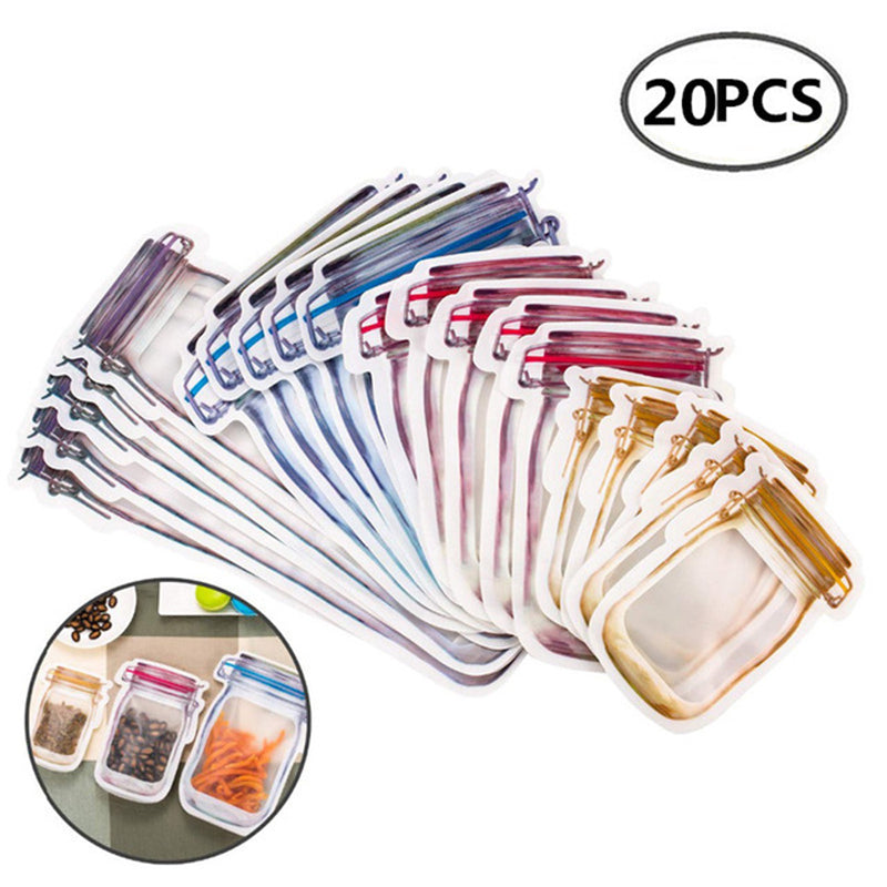 Reusable  Seal Fresh Food Storage Bag (Snacks Nuts Candy Cookies)