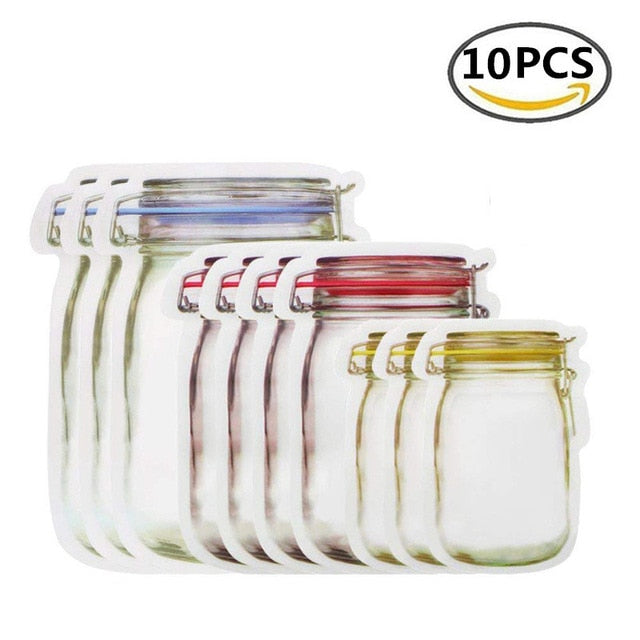 Reusable  Seal Fresh Food Storage Bag (Snacks Nuts Candy Cookies)