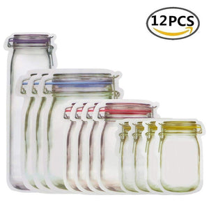 Reusable  Seal Fresh Food Storage Bag (Snacks Nuts Candy Cookies)