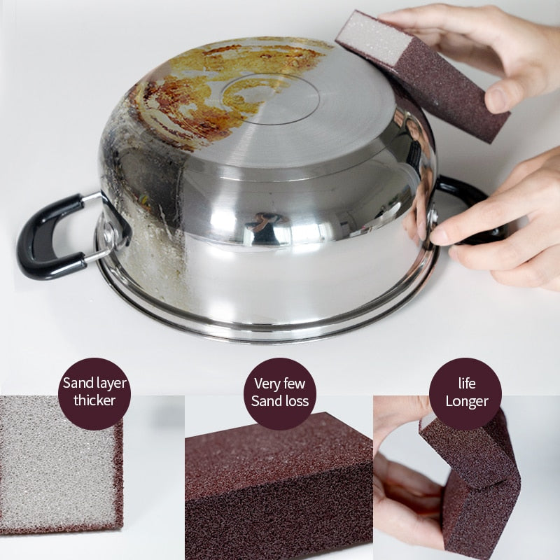 Magic Sponge Removing Rust  Clean Cotton Wipe Cleaner wash pot  gadgets